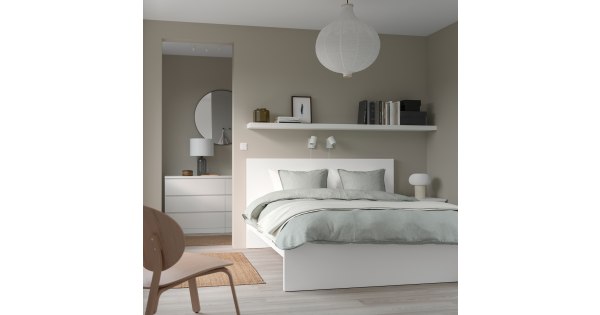 Ikea malm bed white deals